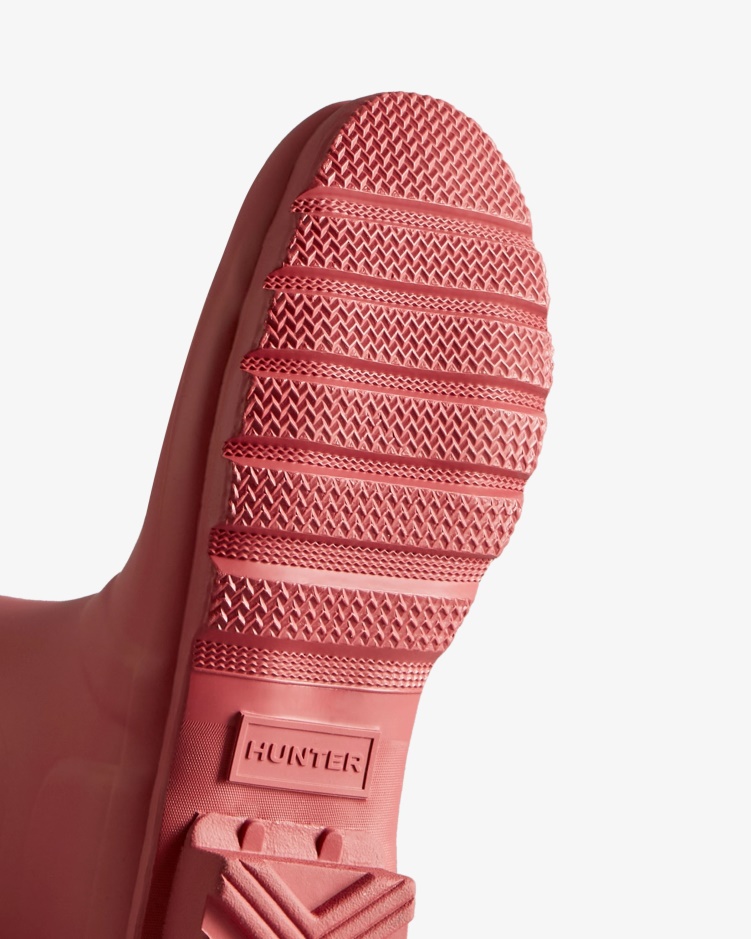 Hunter Verstelbare Regenlaarzen Voor Dames Glenmore Rose-sun-cup Oranje