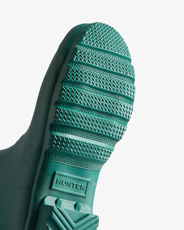 Hunter Verstelbare Regenlaarzen Met Korte Achterkant Loch Awe Blue-glenmore Rose