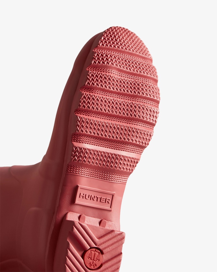 Hunter Verstelbare Regenlaarzen Voor Dames Glenmore Rose-sun-cup Oranje