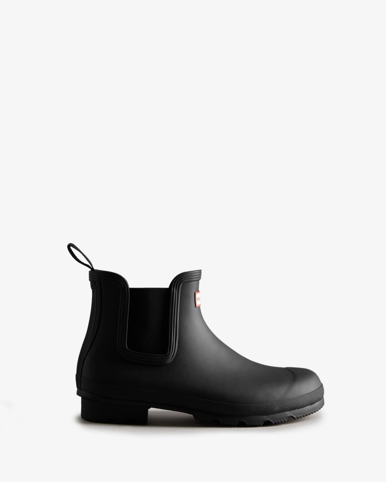 Hunter Geïsoleerde Chelsea Boots Voor Heren Zwart