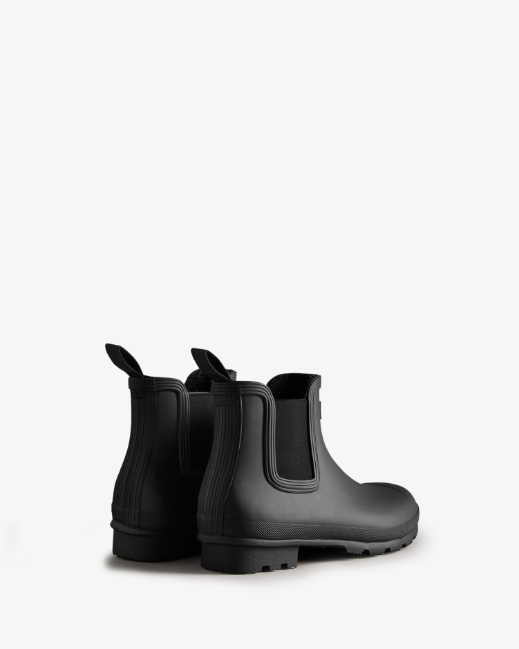 Hunter Geïsoleerde Chelsea Boots Voor Heren Zwart