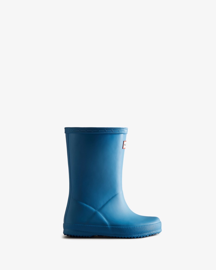 Hunter Original Kids First (18 Maanden-8 Jaar) Regenlaarzen Panorama Blauw