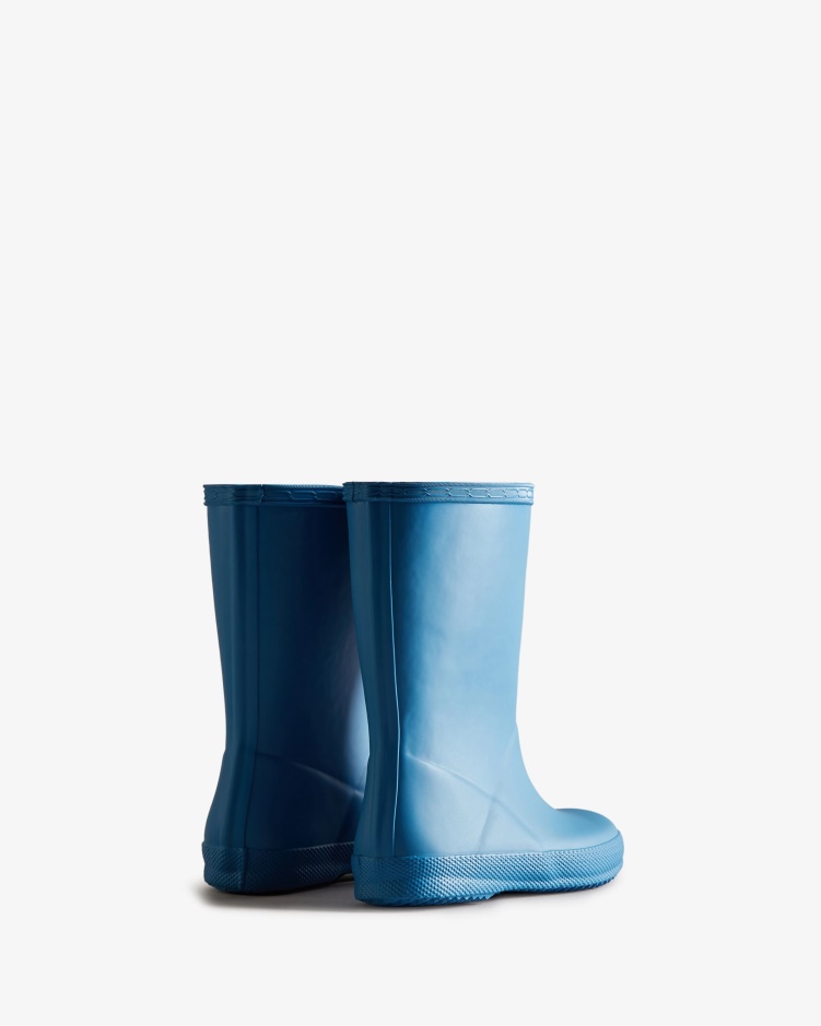 Hunter Original Kids First (18 Maanden-8 Jaar) Regenlaarzen Panorama Blauw