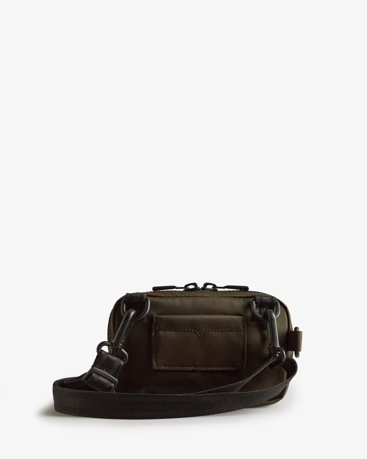 Hunter Nylon Keeper Telefoonhoesje Donker Olijfgroen