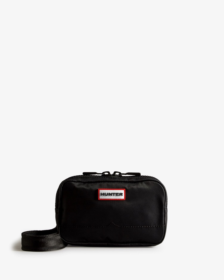 Hunter Nylon Keeper Telefoonhoesje Zwart