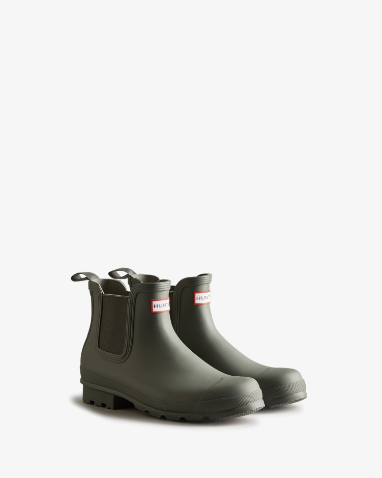 Hunter Heren Originele Chelsea Boots Urban Grey