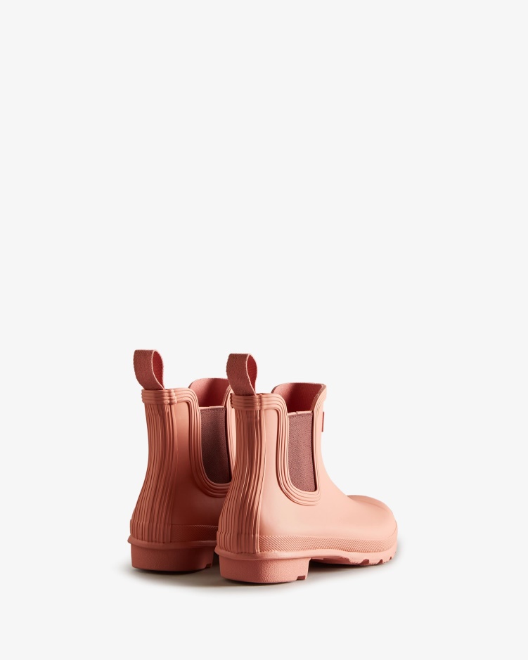 Hunter Originele Chelsea Boots Voor Dames Ruw Roze