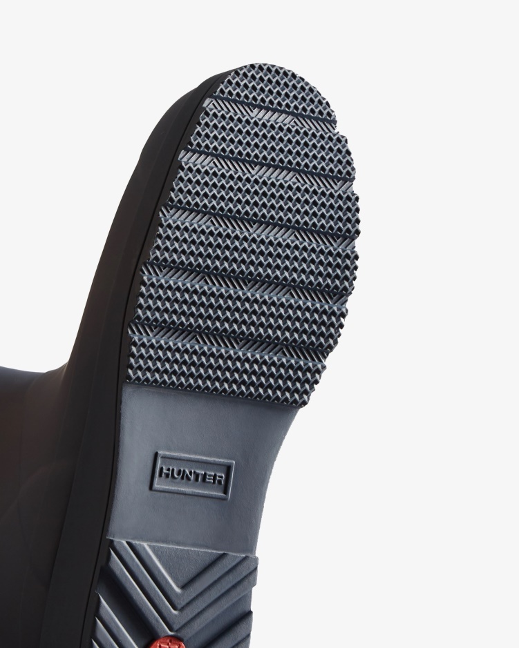 Hunter Lange Regenlaarzen Voor Dames Valtameri Blauw