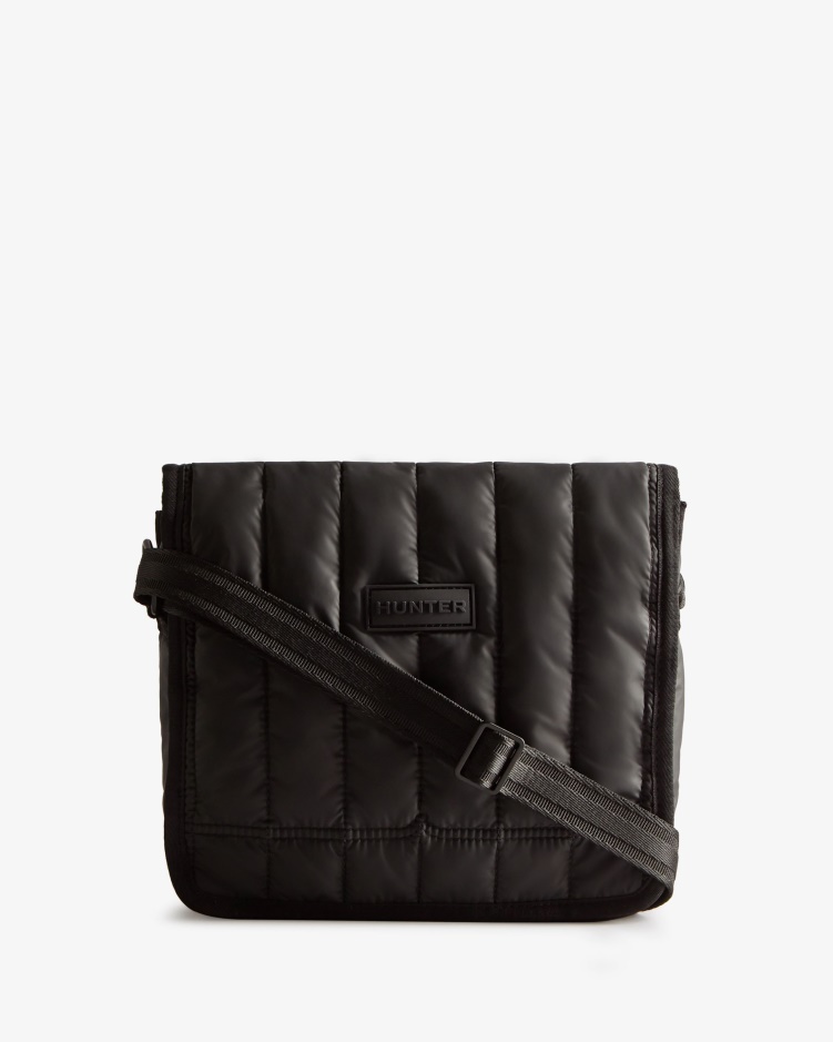 Hunter Intrepid Puffer Mini Messenger Bag Zwart
