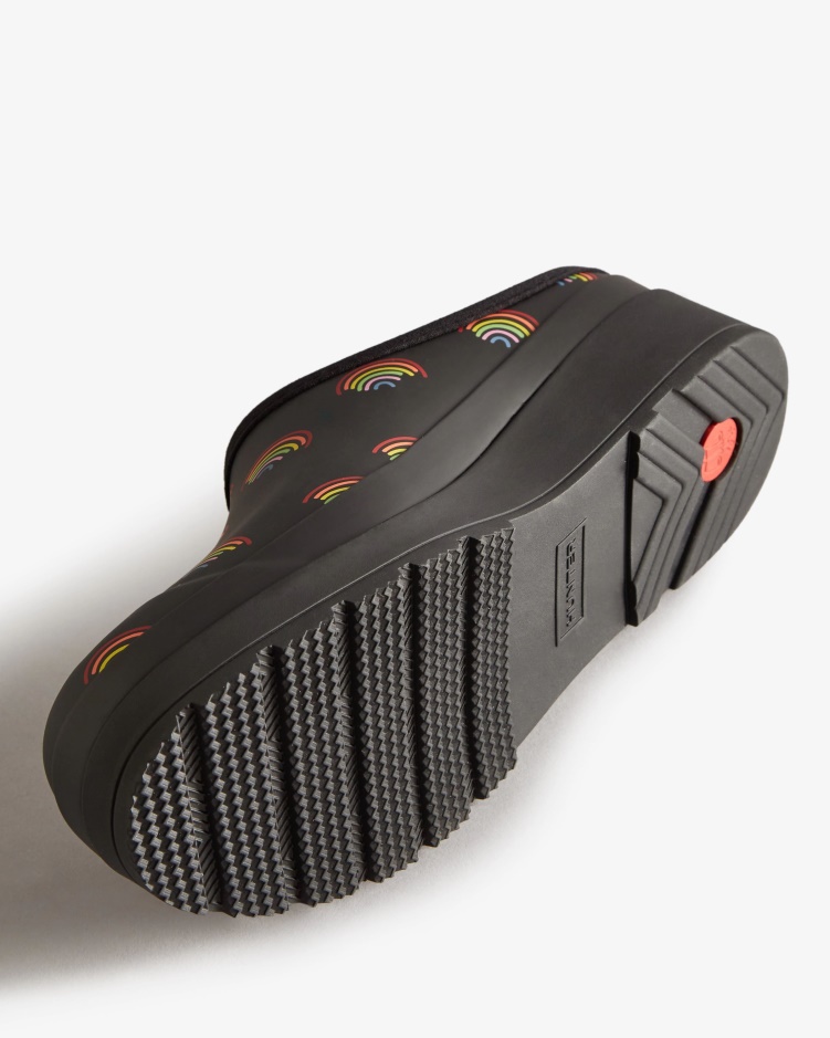 Hunter Dames Play Mini Regenboog Klompjes Mini Regenboog Print