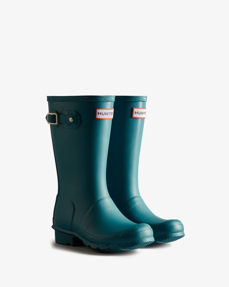 Hunter Original Big Kids (5-11 Jaar) Regenlaarzen Opaline Blauw