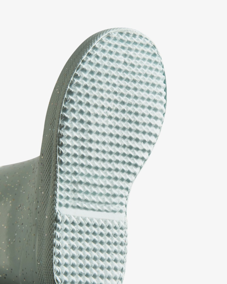 Hunter Kids First (18 Maanden-8 Jaar) Gigantische Glitter Regenlaarzen Zacht Blauw