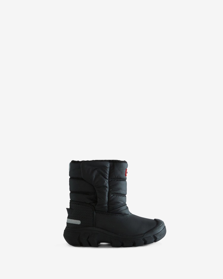 Hunter Little Kids (18 Maanden-6 Jaar) Geïsoleerde Intrepid Snowboots Zwart