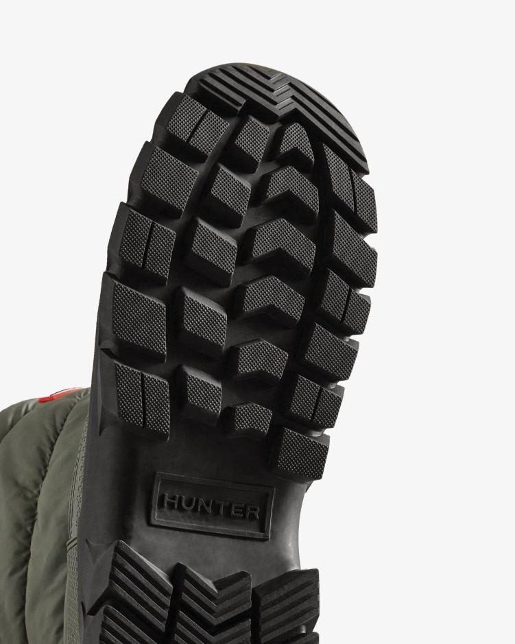 Hunter Intrepid Geïsoleerde Korte Snowboots Voor Heren Urban Grijs-zwart