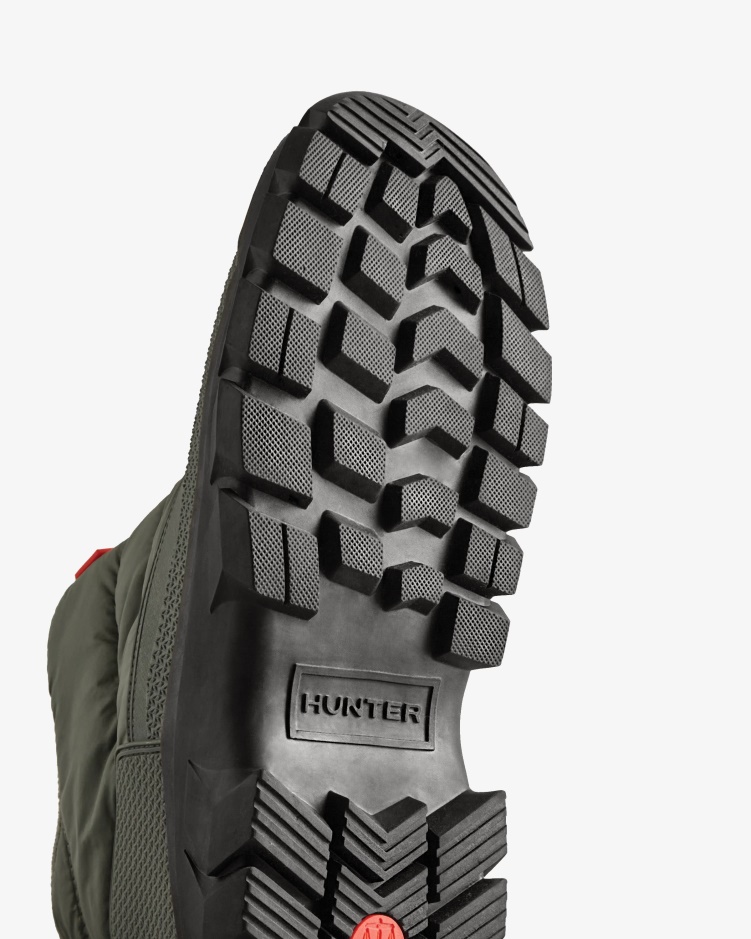 Hunter Intrepid Geïsoleerde Enkelsnowboots Voor Heren Urban Grijs-zwart