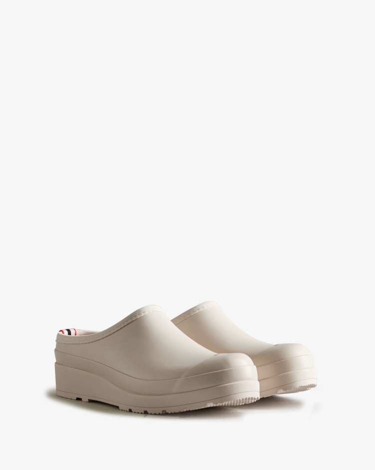 Hunter Dames Speelklompen Gegoten Lichtgrijs